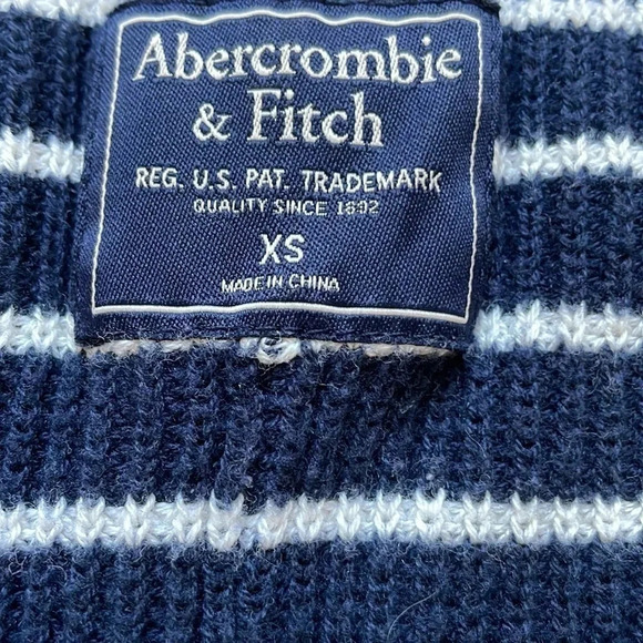 Abercrombie Striped V Neck  Sweater​ - Picture 5 of 11